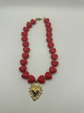 Collar de Corazones Rojos