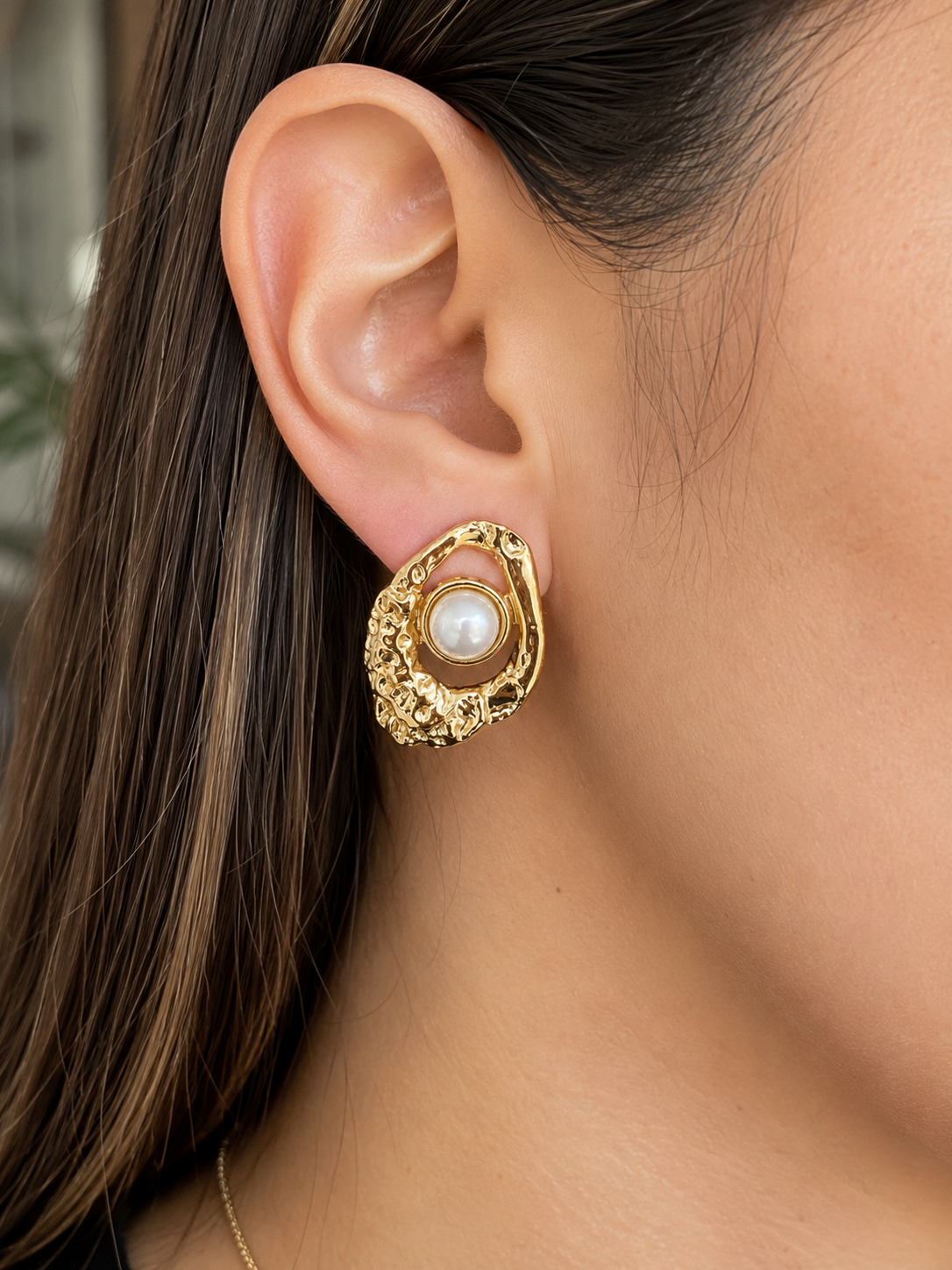 Aretes Aura Perla