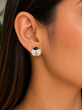 Aretes Mariquita Blanco.