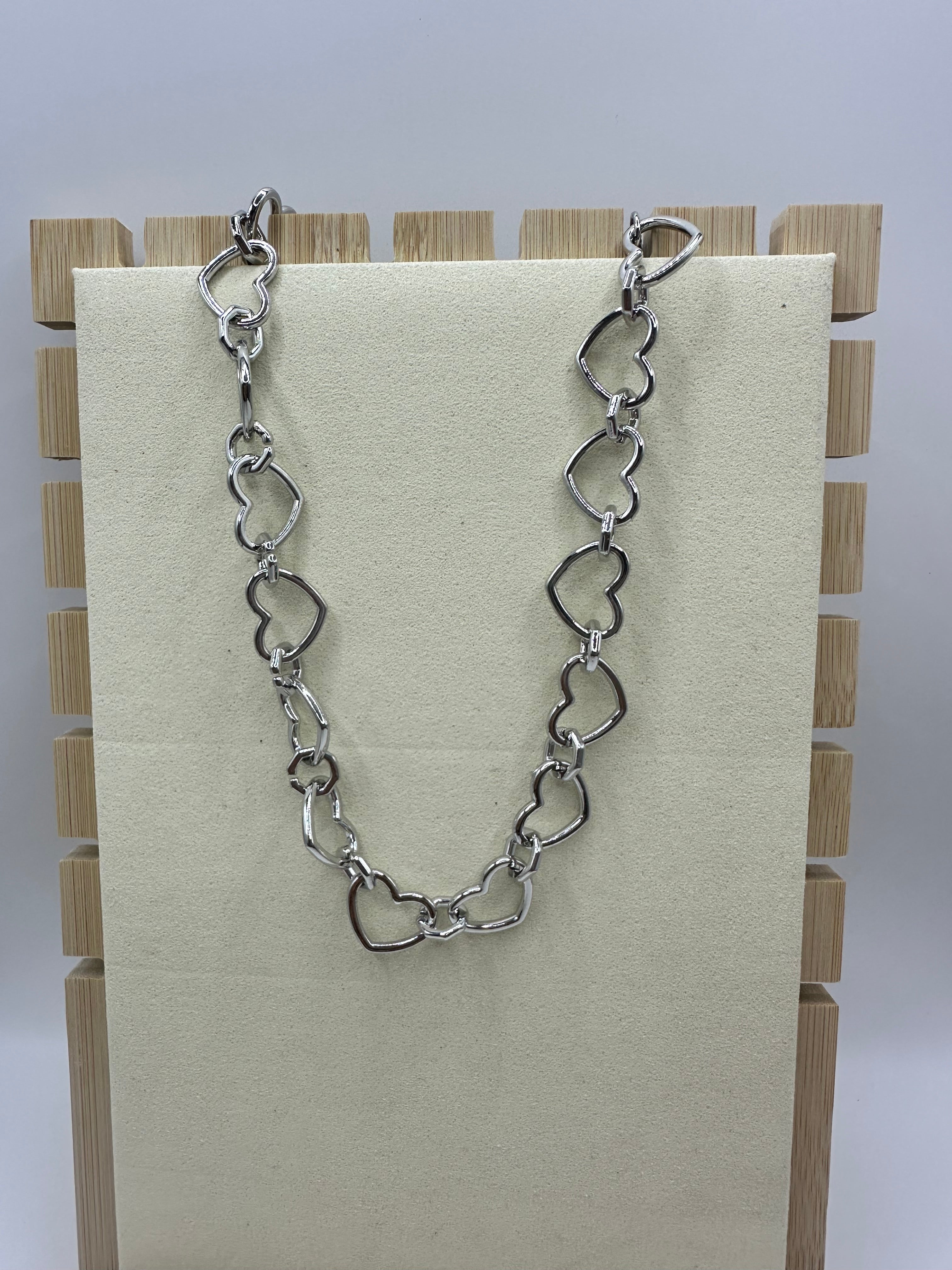 Gargantilla "Silver Hearts"